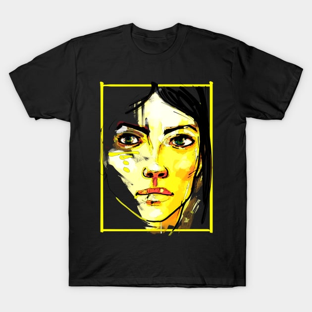 portrait design T-Shirt by Handan